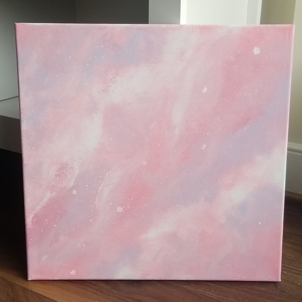Pink Abstract Painting